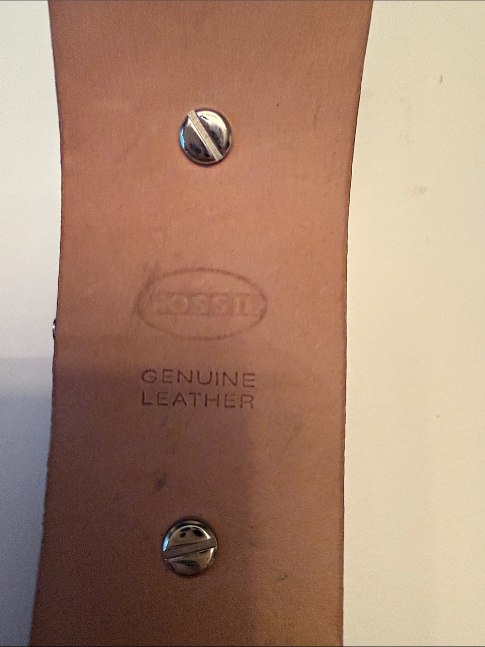 Fossil Brown Leather Wide Cuff Watch with Silver Case - Picture 4 of 4